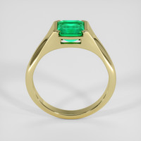 2.09 Ct. Emerald Ring, 18K Yellow Gold 3