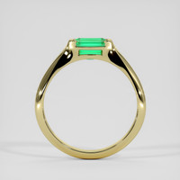2.14 Ct. Emerald Ring, 18K Yellow Gold 3