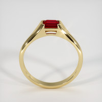 1.01 Ct. Ruby Ring, 18K Yellow Gold 3