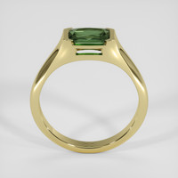 2.20 Ct. Green Sapphire Ring, 18K Yellow Gold 3