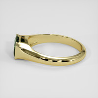 2.20 Ct. Green Sapphire Ring, 18K Yellow Gold 4