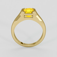 2.08 Ct. Yellow Sapphire Ring, 18K Yellow Gold 3