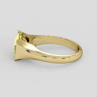 4.03 Ct. Yellow Sapphire Ring, 18K Yellow Gold 4