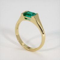 2.72 Ct. Emerald Ring, 18K Yellow Gold 2