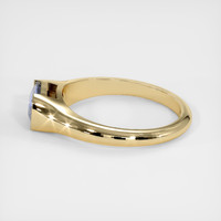 1.05 Ct. Blue Sapphire Ring, 18K Yellow Gold 4