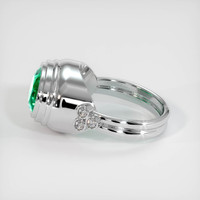 4.47 Ct. Emerald   Ring, Platinum 950 4