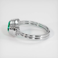 1.21 Ct. Emerald Ring, Platinum 950 4