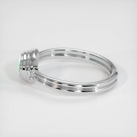 0.43 Ct. Emerald Ring, Platinum 950 4