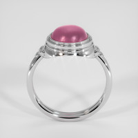 2.88 Ct. Reddish Pink Sapphire Ring, Platinum 950 3