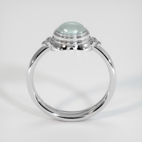 0.90 Ct. Green Sapphire Ring, Platinum 950 3