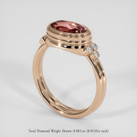 1.76 Ct. Gemstone Ring, 14K Rose Gold 2