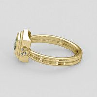 0.83 Ct. Bi Color Sapphire Ring, 10K Yellow Gold 4