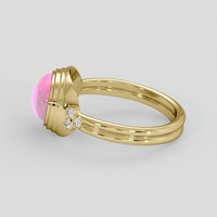 4.75 Ct. Pink Sapphire Ring, 14K Yellow Gold 4