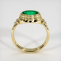 1.21 Ct. Emerald Ring, 18K Yellow Gold 3