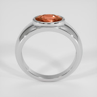 2.05 Ct. Padparadscha Sapphire Ring, Platinum 950 3