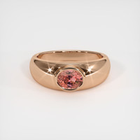 1.12 Ct. Sapphire Ring, 14K Rose Gold 1