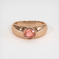 1.17 Ct. Sapphire Ring, 14K Rose Gold 1