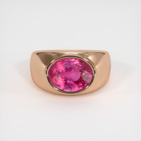 4.88 Ct. Sapphire Ring, 18K Rose Gold 1