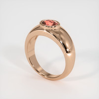 1.12 Ct. Sapphire Ring, 18K Rose Gold 2