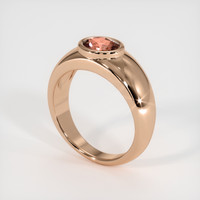 1.17 Ct. Sapphire Ring, 18K Rose Gold 2
