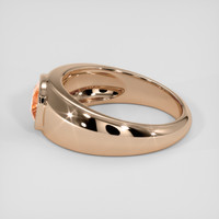 1.26 Ct. Orange Sapphire Ring, 18K Rose Gold 4