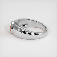 1.17 Ct. Padparadscha Sapphire Ring, 10K White Gold 4