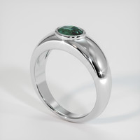 1.18 Ct. Bi Color Sapphire Ring, 10K White Gold 2