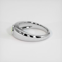 0.38 Ct. Green Sapphire Ring, 10K White Gold 4