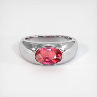 2.50 Ct. Sapphire Ring, 14K White Gold 1