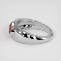 2.05 Ct. Padparadscha Sapphire Ring, 18K White Gold 4