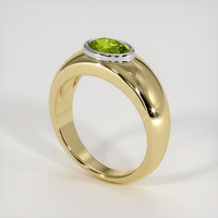 1.30 Ct. Gemstone Ring, 14K White & Yellow 2