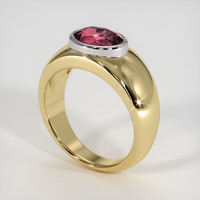 2.11 Ct. Gemstone Ring, 14K White & Yellow 2