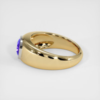 2.96 Ct. Sapphire Ring, 14K White & Yellow 4