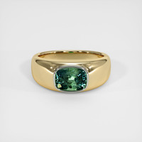 3.08 Ct. Sapphire Ring, 14K White & Yellow 1