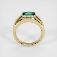 3.08 Ct. Sapphire Ring, 14K White & Yellow 3