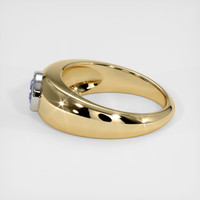 0.90 Ct. Sapphire Ring, 18K White & Yellow 4