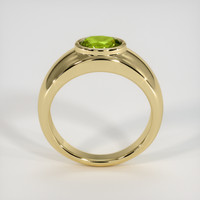 1.30 Ct. Green (Lime Green) Peridot Ring, 10K Yellow Gold 3