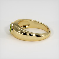 1.30 Ct. Green (Lime Green) Peridot Ring, 10K Yellow Gold 4