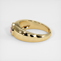 1.17 Ct. Padparadscha Sapphire Ring, 10K Yellow Gold 4