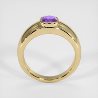 0.83 Ct. Purple Sapphire Ring, 10K Yellow Gold 3