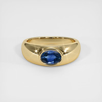 0.95 Ct. Sapphire Ring, 14K Yellow Gold 1