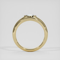 0.78 Ct. Blue Sapphire Ring, 14K Yellow Gold 3