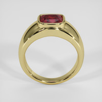 4.09 Ct. Red Garnet Ring, 14K Yellow Gold 3