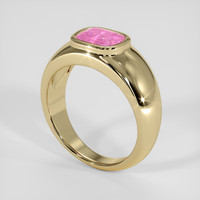 1.60 Ct. Pink Spinel Ring, 14K Yellow Gold 2