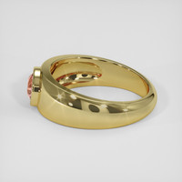 0.89 Ct. Pinkish Brown Tourmaline Ring, 14K Yellow Gold 4