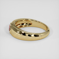 0.50 Ct. Pink Tourmaline Ring, 14K Yellow Gold 4