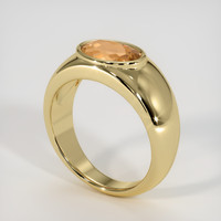 2.10 Ct. Gemstone Ring, 14K Yellow Gold 2