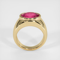 4.88 Ct. Pink Sapphire Ring, 14K Yellow Gold 3