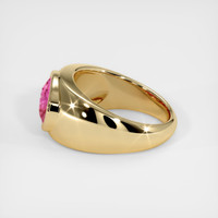 2.51 Ct. Pink Sapphire Ring, 14K Yellow Gold 4