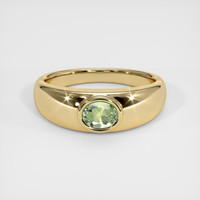 0.58 Ct. Sapphire Ring, 14K Yellow Gold 1